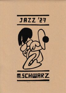 Matthias Schwarz :: Titel 2027 - Richard Koch - 2026 - Linolschnitt 10,2x20,7cm